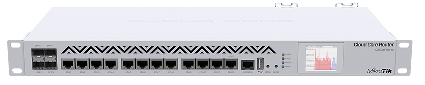 MikroTik CCR1036-12G-4S-EM-R2 RouterBoard Cloud Core Router